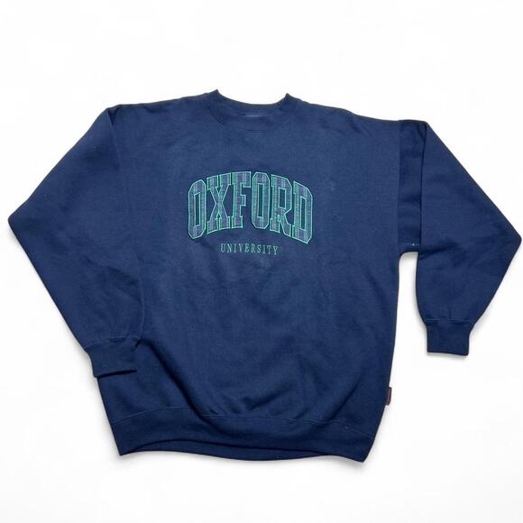 Oxford Campus Stores 90s Vintage England University Sportswear Sweatshirt XL - Picture 1 of 6